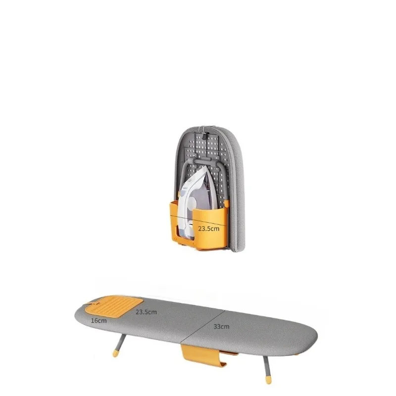 Household foldable ironing board, adjustable height rack clothing ironing table