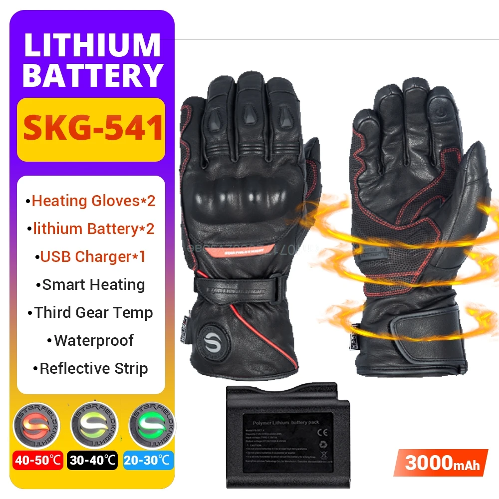 الرجال دراجة نارية قفازات التدفئة يندبروف قفازات ساخنة التزلج على الجليد الصيد الصيد مقاوم للماء قفازات جلدية حقيقية ساخنة