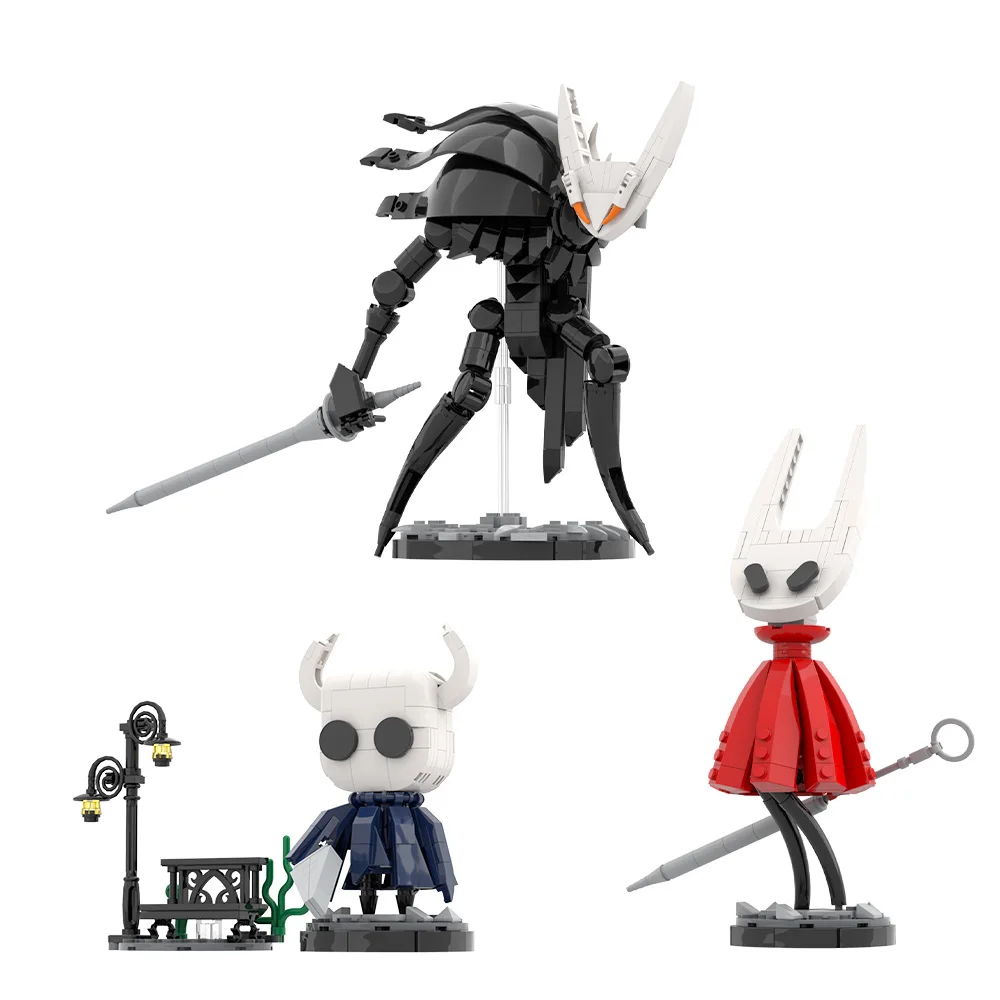 ชุดตัวต่อ MOC ฮาโลวีน ฮอลโลว์ไนท์ แบบ DIY ดีไซน์ Pure Vessel แอคชั่นฟิกเกอร์ ของเล่นตัวต่อ ของขวัญสำหรับผู้ใหญ่