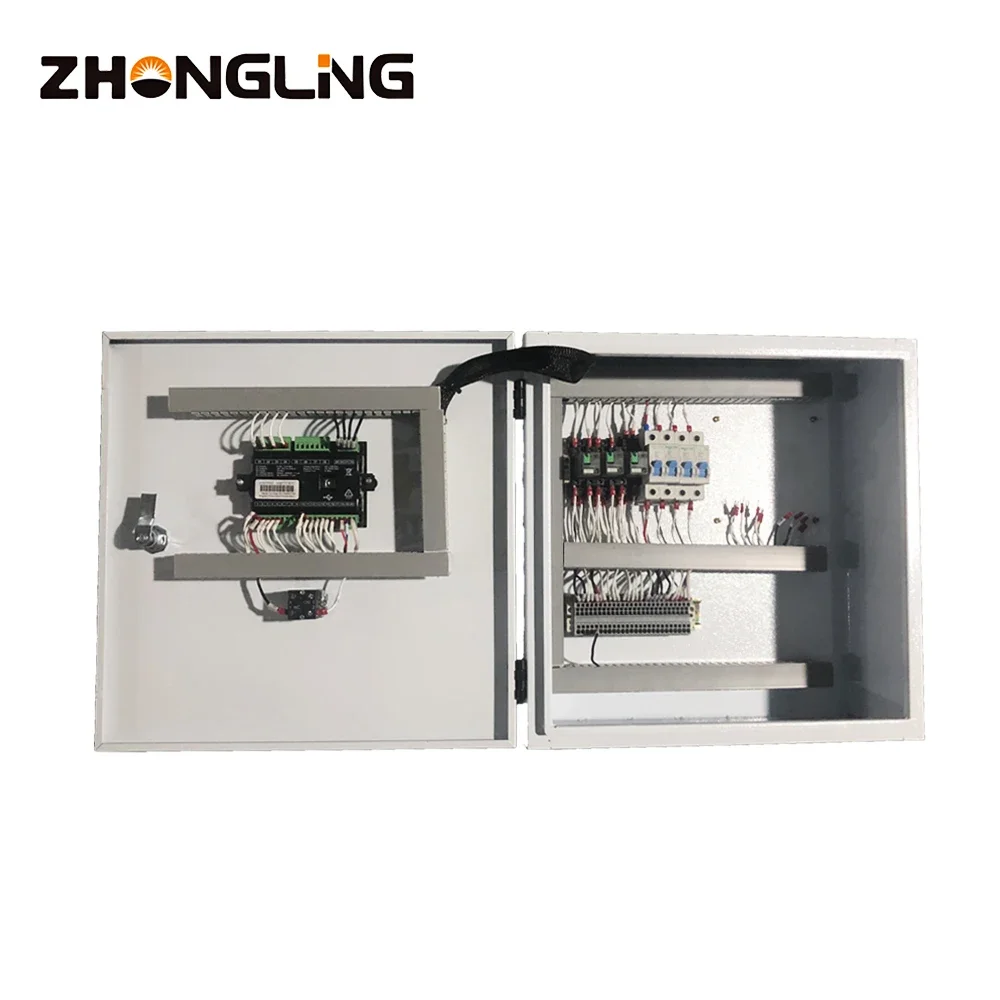 WH-4520 Single Cabinet Wall-mounted With Customized Pattern for diesel Genset Low-voltage Power Generator Synchronizing Panel