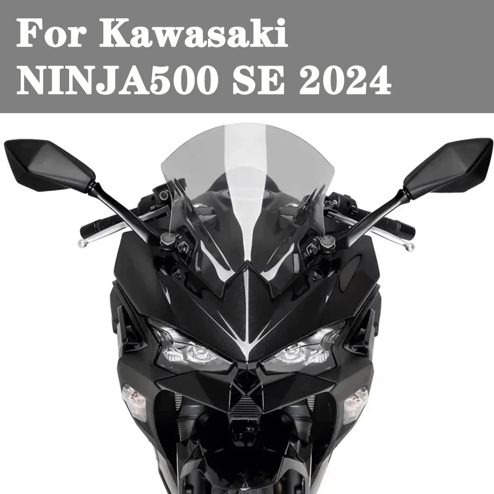 

For Kawasaki NINJA500 SE 2024 NINJA 500 Double Bubble Windscreen Windshield Fairing Screen Wind Deflector Accessories