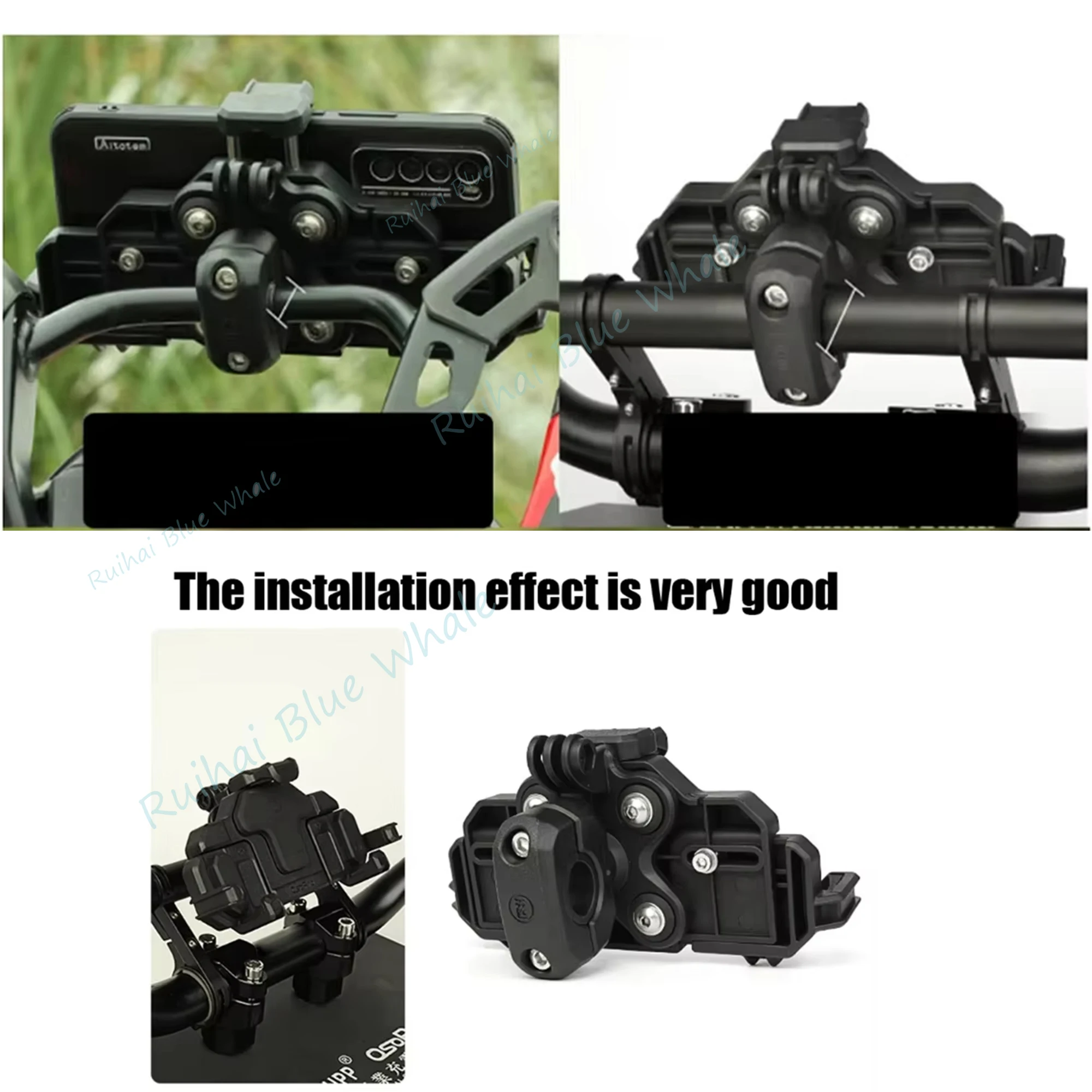 

New Motorcycle Accessories For Kawasaki Versys650 VERSYS650 2022 2023 2024 Phone Holder Stand GPS Navigation Plate Bracket