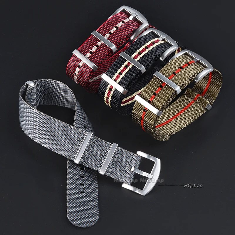 Nylon Watch Band for Seiko 18 20 22mm Fabric Bracelet for Rolex Men Women Belt for Casio Premium Military Strap for Tudor Bands