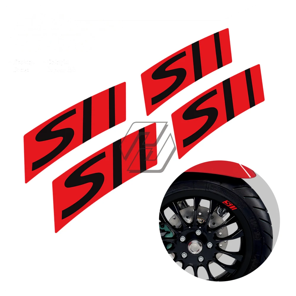 

For Vespa GTS 125 250 300 Super Wheel Decal Rim Reflective Sticker