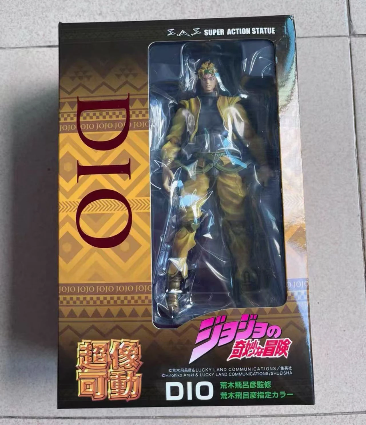 Oryginalna figurka anime Medicos Entertainment Jojo No Kimyou Na Bouken Stardust Crusaders Dio Brando, model figurki akcji, dostępna od ręki.