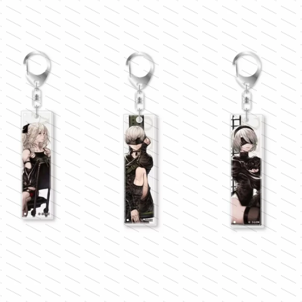 

Anime NieR:Automata Acrylic keychain as a gift for friends, a desktop decoration Schoolbag pendant Fan gift present 6CM