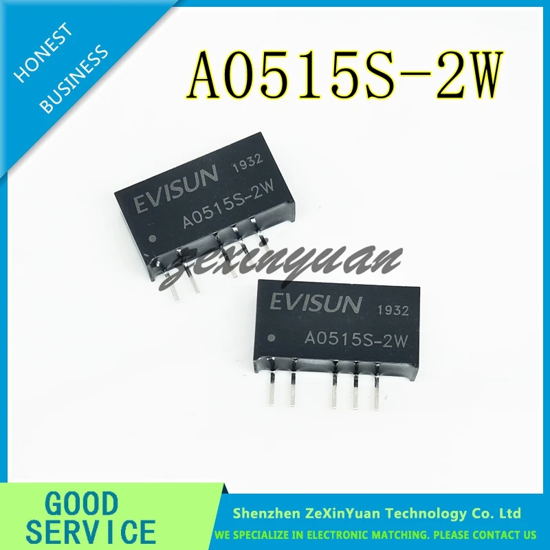 1PCS A0515S-2WR3 A0515S-2WR2 A0515S-2W A0515S SIP5 DC-DC NEW Boost power supply 5V turn Positive and negative 15V Isolated Power