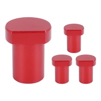 4Pc Woodworking Bench Dog,Aluminum Alloy Workbench Peg T-Track Planing Stop Positioning Planing Plug For Dog Hole-N29R