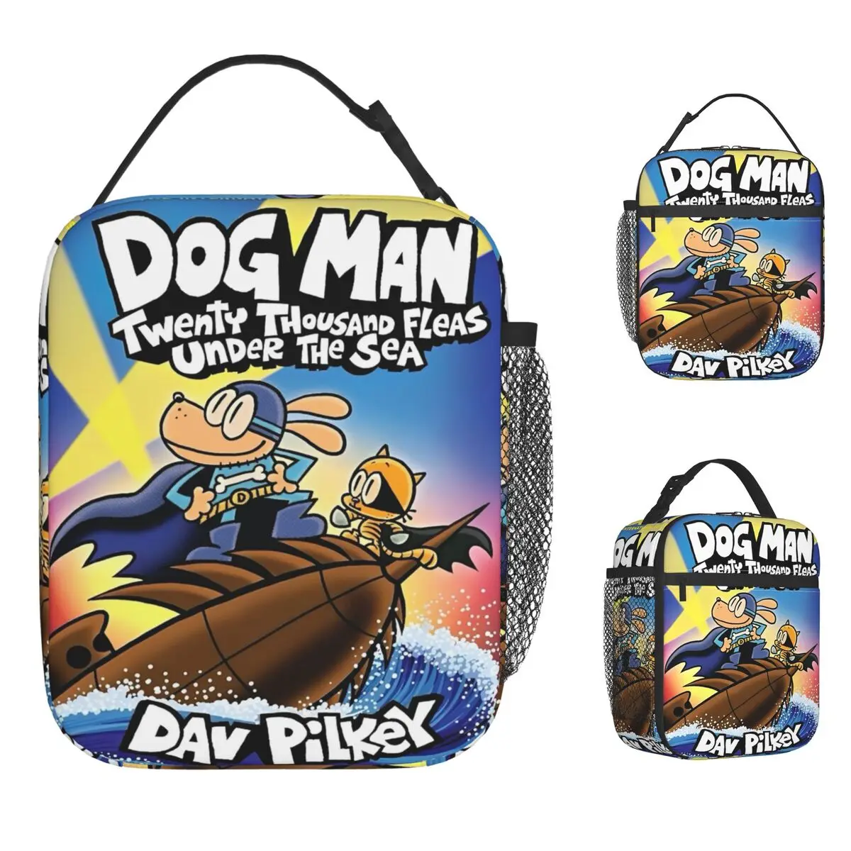 

DogMan Lunch Bag Film Portable Insulated Lunch Box Women Picnic Graphic Design Cooler Bag Casual Waterproof Tote Food Bags