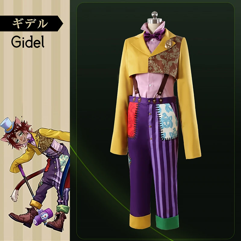 

Twisted Wonderland Cos Gidel cosplay Playful land wiht blue hat Customize Costume