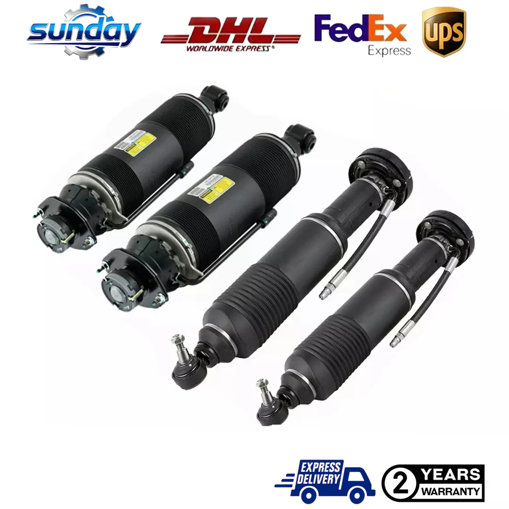 

4pc Front Rear A2303204513 For Mercedes R230 R230 SL500 SL550 SL600 SL55 SL63 SL65 ABC Hydraulic Suspension Shock Absorber