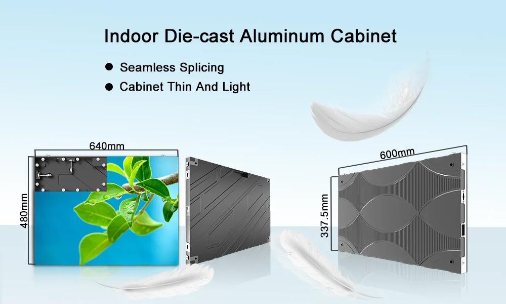 LED 디지털 사이니지 비디오 월P1.2 320x160 좁은 픽셀 피치 LED 모듈, SDKIP65를 갖춘 심리스 전면 유지보수 실내 디스플레이