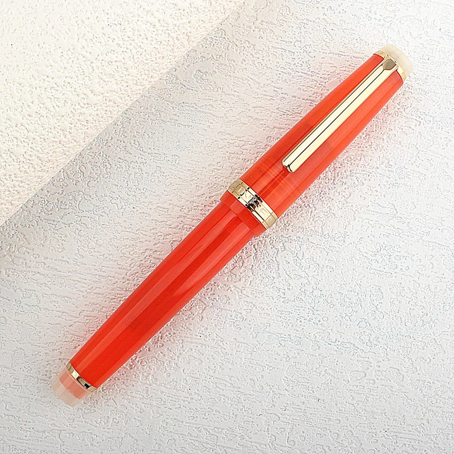 

Jinhao 82 Resin Fountain Pen Golden Clip EF/F/M/Nib with Converter Office Writing Ink Pen