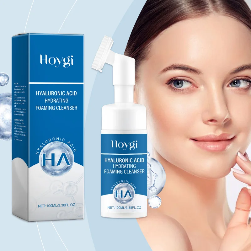 

Moisturizing Cleansing Mousse With Hyaluronic Acid, Gentle Cleansing, Hydrating, Clears Exfoliation, Smoothens Rejuvenates Skin
