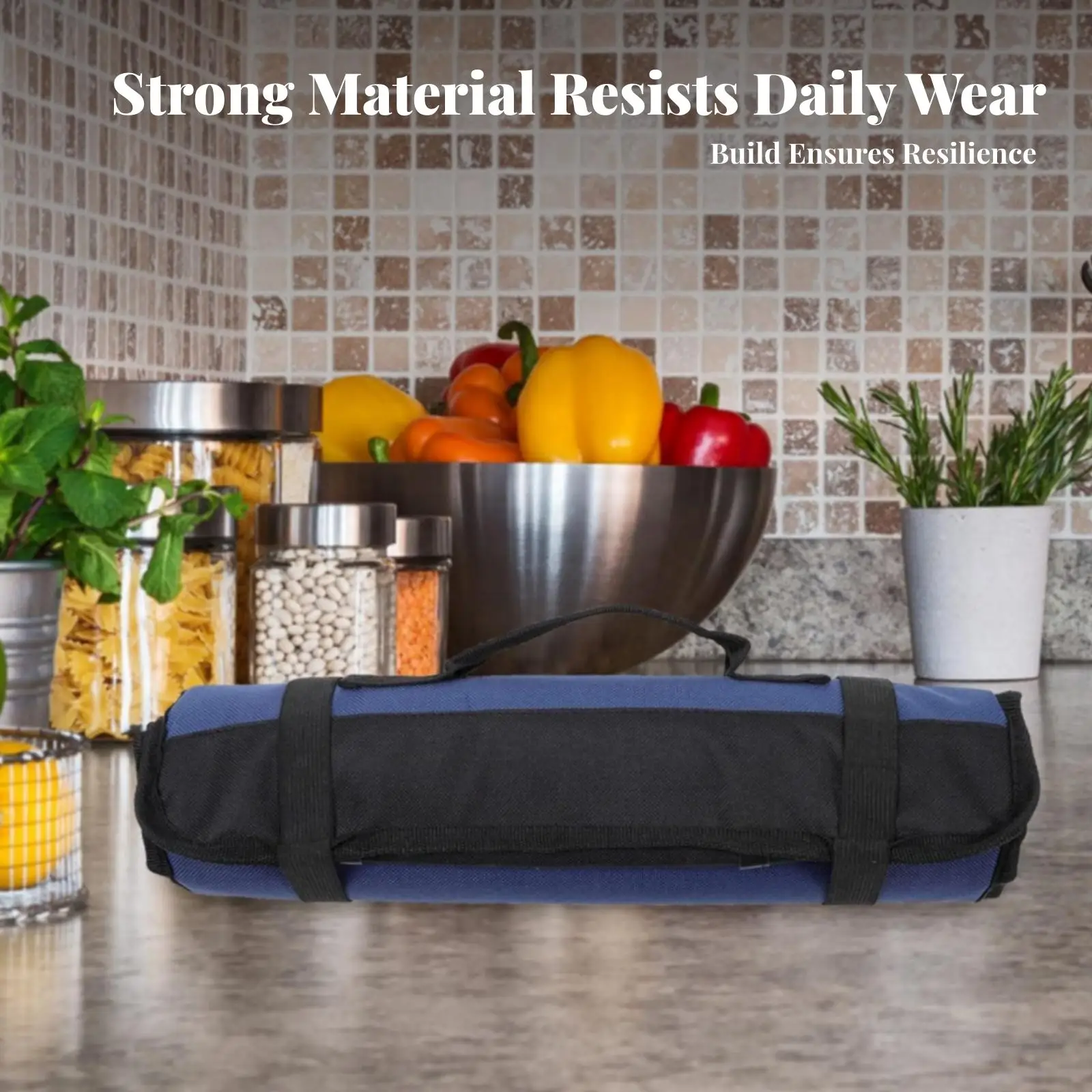 Chef cutting tool Roll Textile Rollcutlery Sheath Bag Portable for Travel