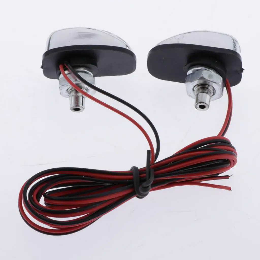 Windshield Spray Nozzle Wiper Washer with Colorful LED Car Glass Accessory for Clean Windshield and Wipers