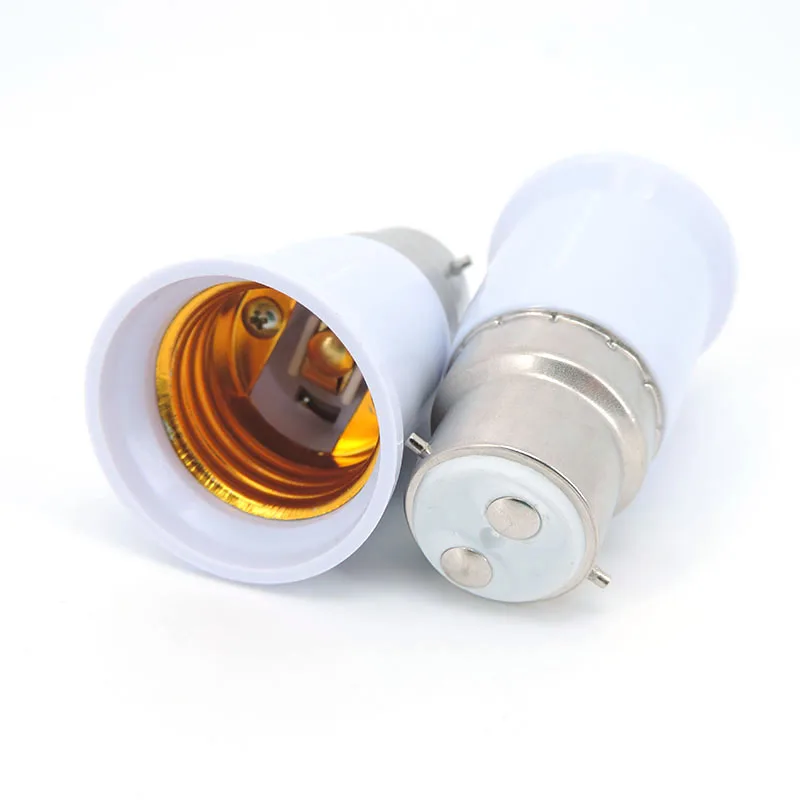 led Lamp base Socket Converter B22 To Screw E27 to B22 Light Bulb Adaptor Bayonet Holder AC power Adapter Lighting Parts