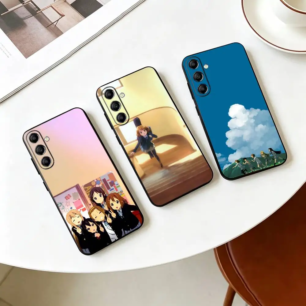 K-K ON! Kakifly Anime Band Girl  Phone Case For Samsung Galaxy A73,A72,A71,A70,A53,A52,A51,Soft Silicone Black Cover