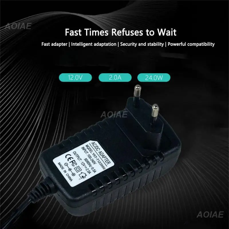 Us Adapter 100-240v 12v Safe Stable Accessories Power Adapter 2a Home Fast Adapter Power Plug