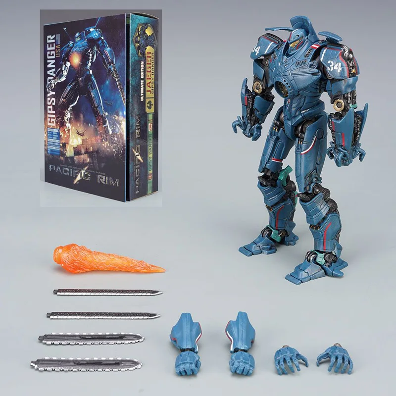 Pacific Rim 2-Actionfigur, Gipsy Danger, leuchtendes Sammlerspielzeug, PVC-Material, bewegliches Robotermodell, Dangerous Vengeance Wanderer – Detail 1