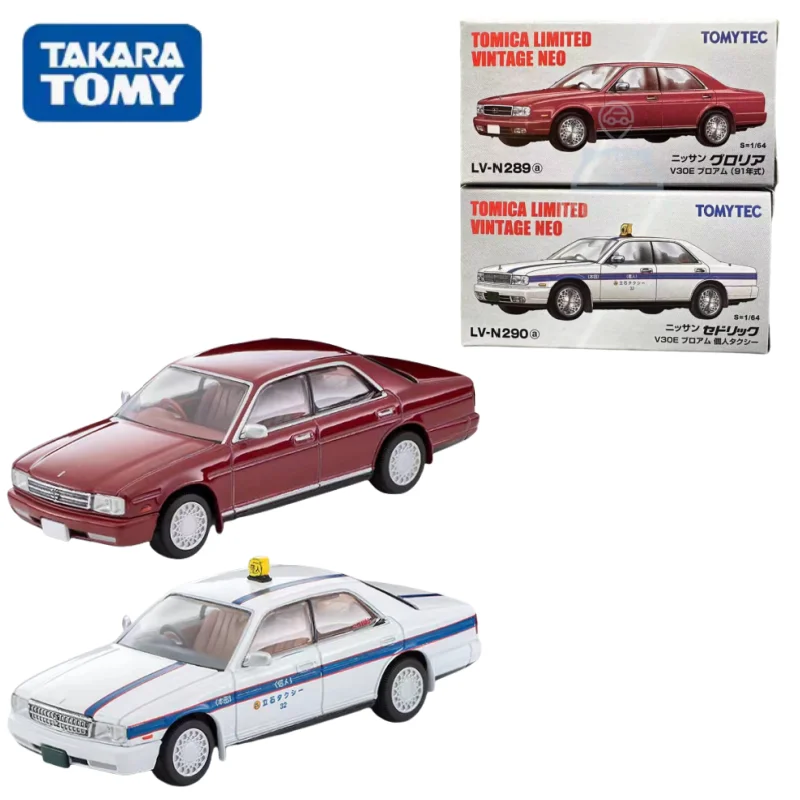 TAKARA TOMY TOMICA 1:64 TLV LV-N289a/290a Duke Personal Taxi Alloy roller miniature model, adult decoration, birthday gift