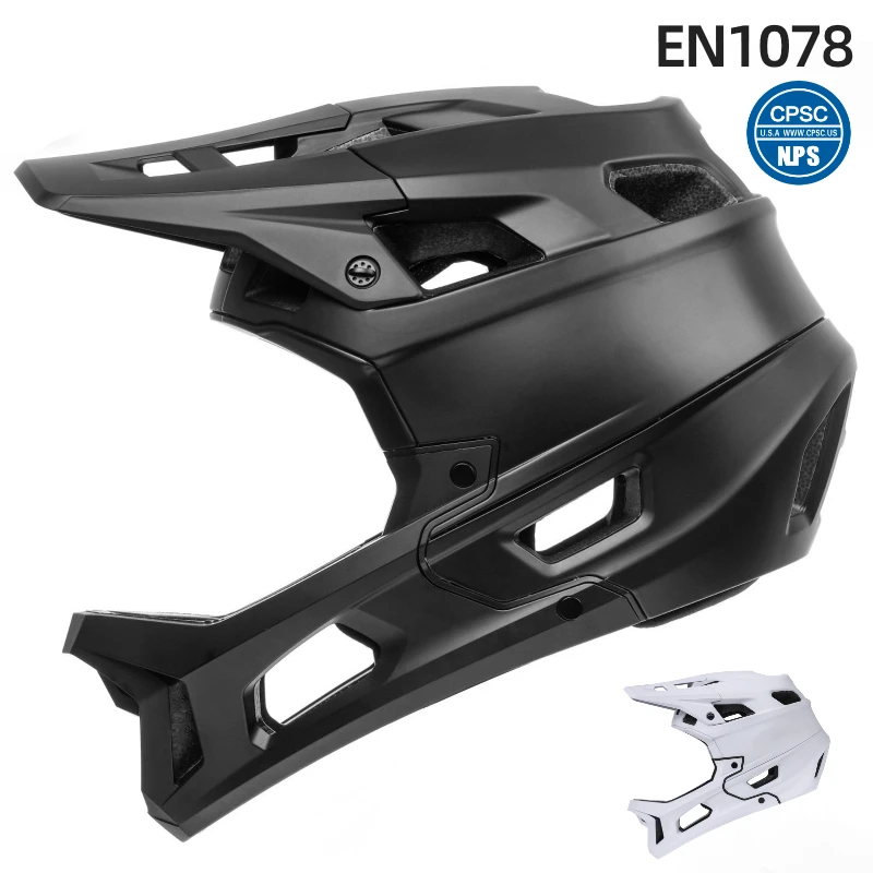 BATFOX helm sepeda MTB dewasa, pelindung keamanan kepala olahraga pit lereng OFF-ROAD skuter DH untuk dewasa