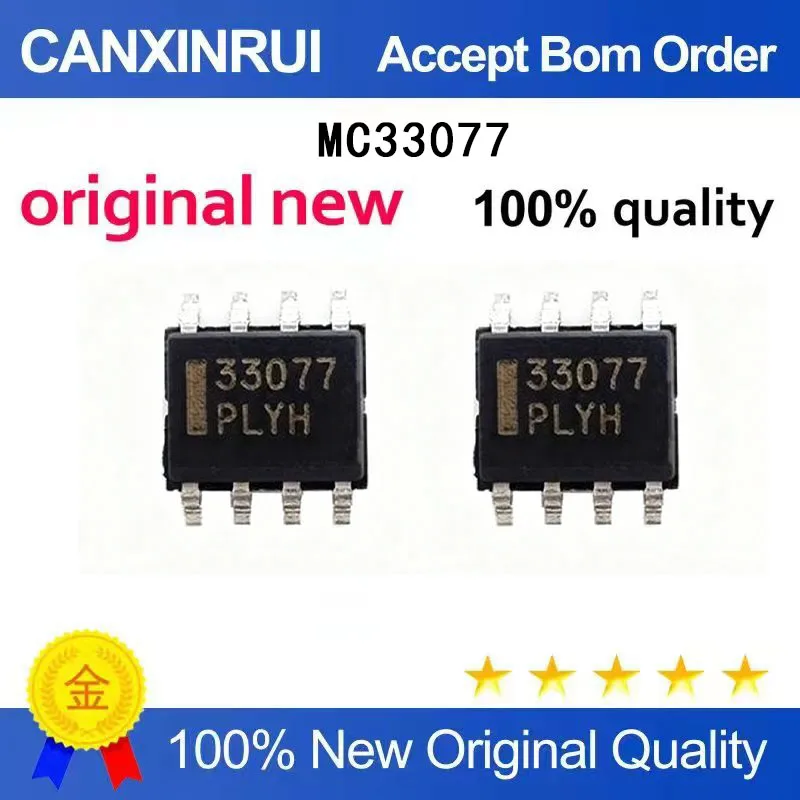 

(5-100 Pieces) Brand new original MC33077DR2G MC33077 33077 SOP-8 operational amplifier chip in stock