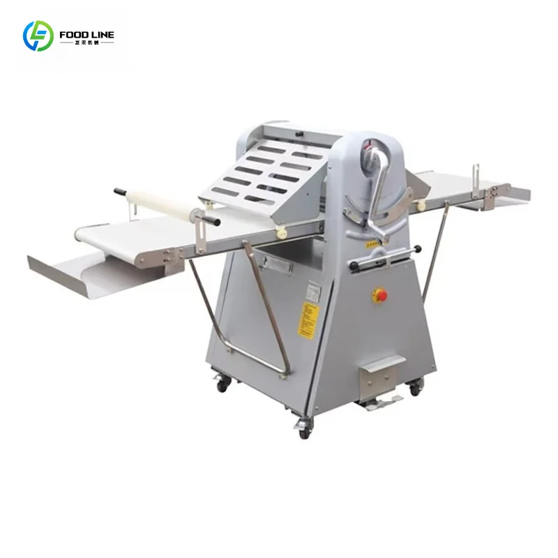 Customized Automatic Electric Commercial Bread Dough Roll Puff Pastry Sheeter Croissant Dough Machine Factory Bread Making
