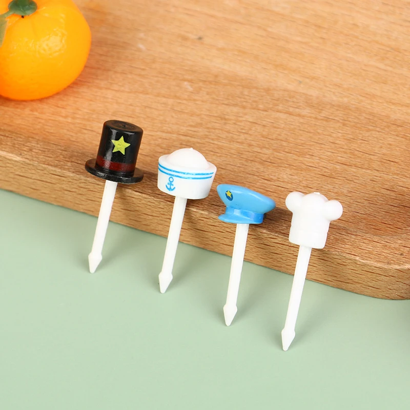 Picture 6: New！Children's Food Selection Cartoon Fruit Fork Toothpick For Dessert Accessories