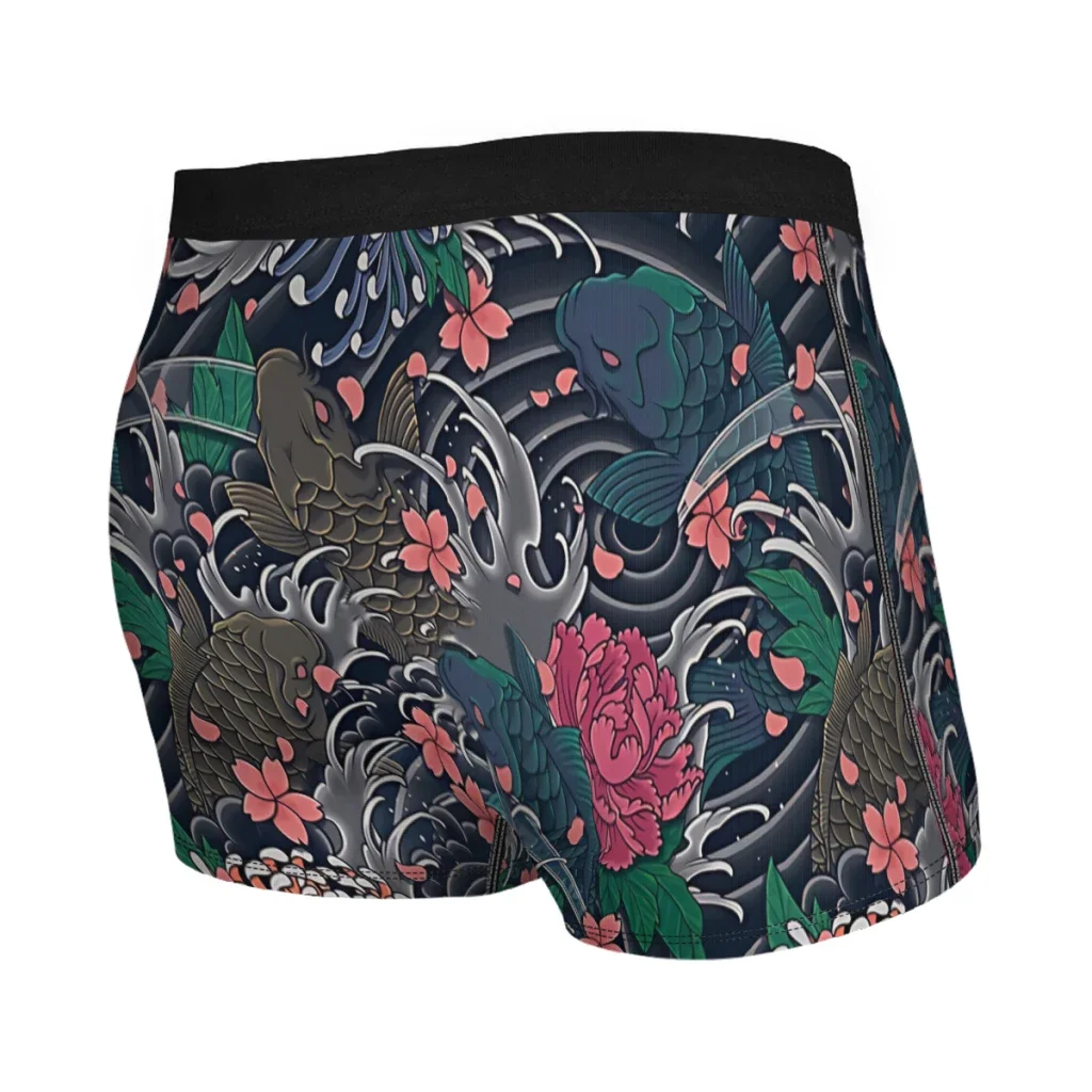 Blossom Yakuza Underpants Cotton Panties Man Underwear Sexy Shorts Boxer Briefs