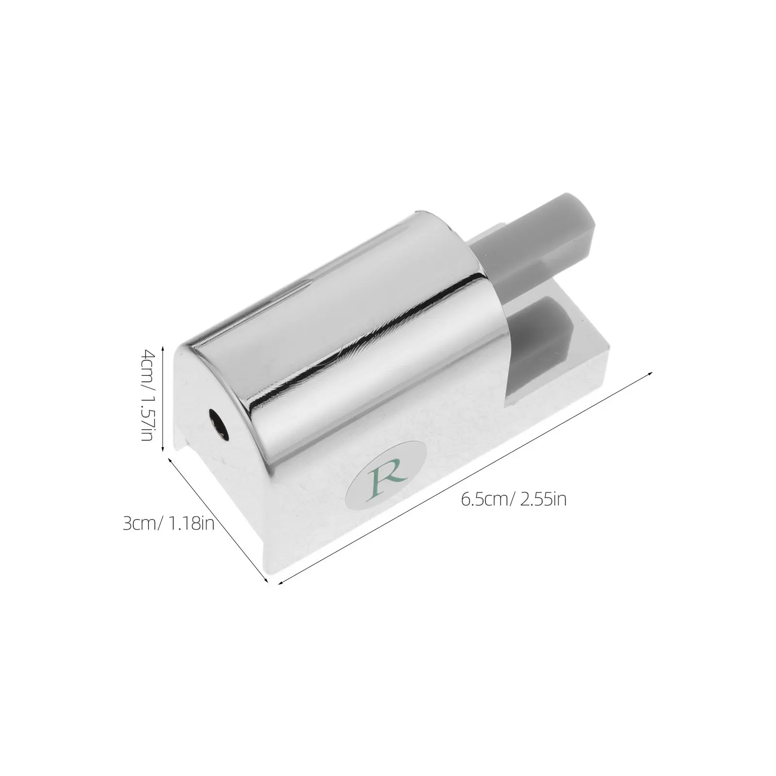 Set of 1 Soft Close Toilet Seat Hinges - Square Easy Install Quiet Damper Plastic Lid Hinge for Bathroom Fixtures Slow-Lowering