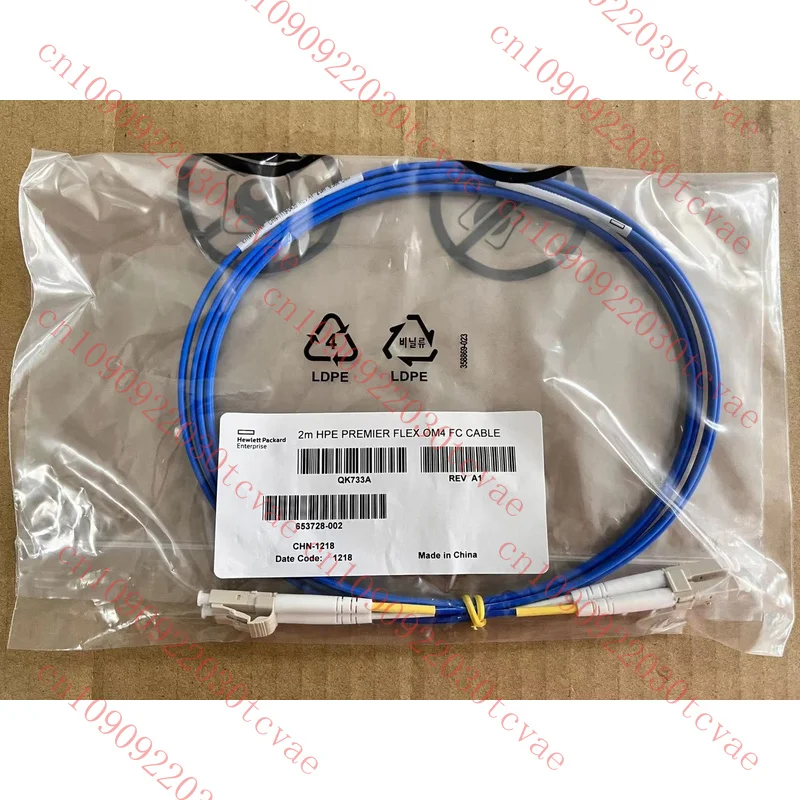 

1 шт. гибкий кабель LC/LC OM4 2M QK733A 653728-002 656428-001