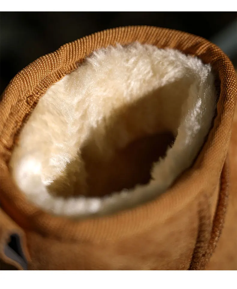 2026 Neue Kinder-Winterstiefel aus Rindsleder, warme Stiefel für Jungen und Mädchen, hochwertige Lederstiefel – Detail 16