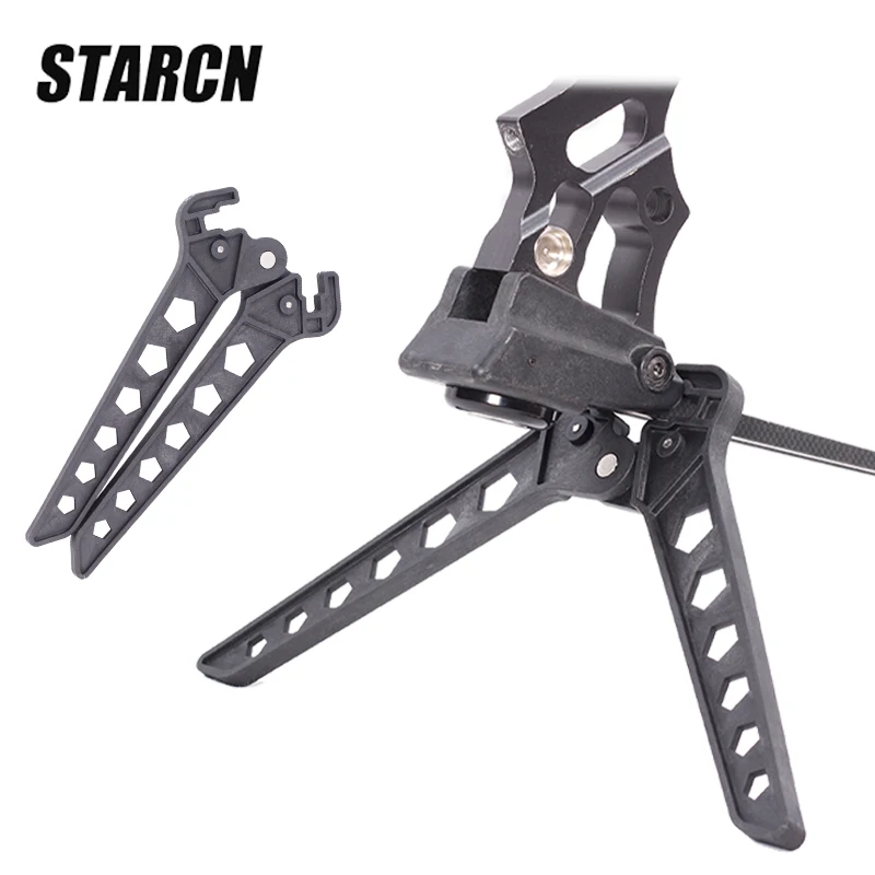 

Compound Bow Stand Holder Archery Recurve Bracket Kick Rack Support Folding Hollow Figure Eight Bow Stand For Outdoor Hunting