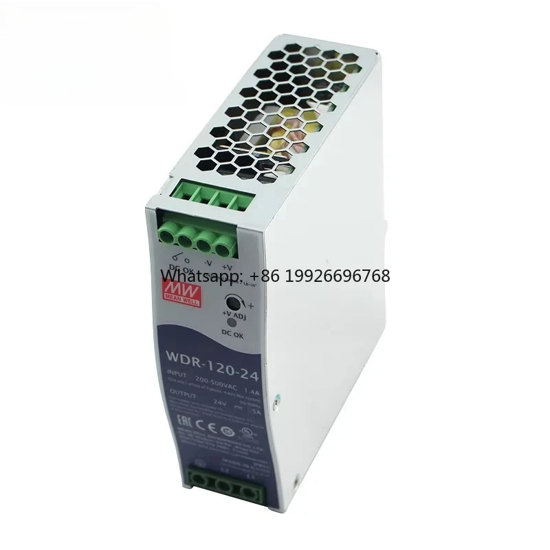 

WDR-120-24 Power Supply Switching 120W Single Output Power Supplies Industrial Din Rail Power Supply