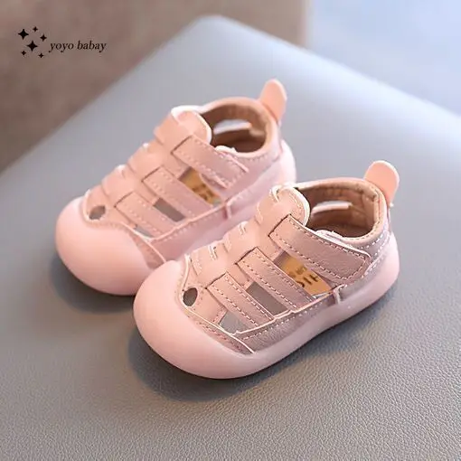 Summer Baby Boys Girls Sandals Infant Toddler Shoes Children Anti-collision Sandals Outdoor Soft Bottom Kids Beach Shoes Comfort