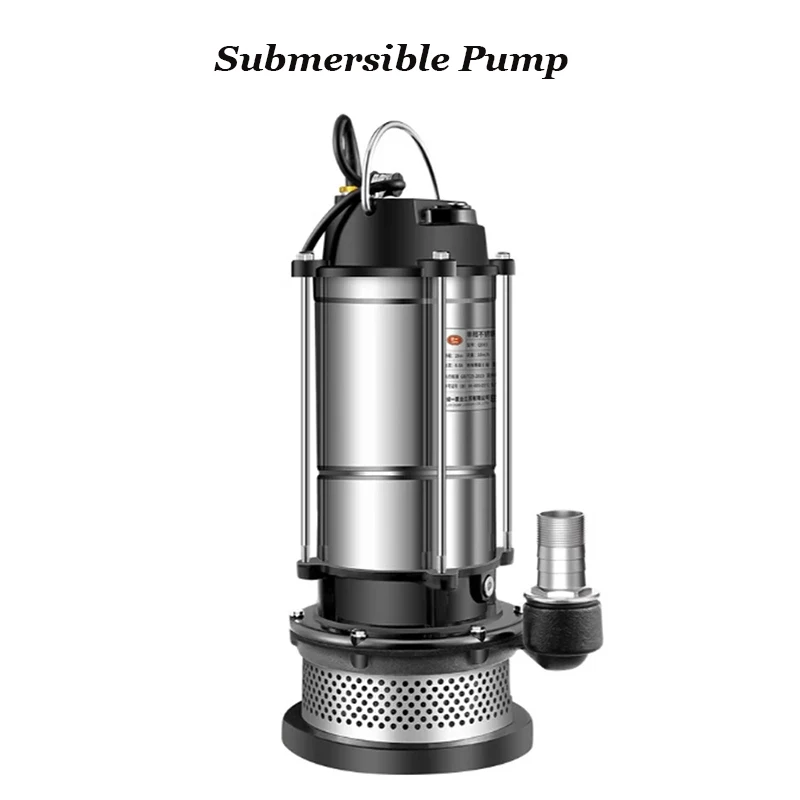 

Stainless Steel Submersible Pump Home Car Wash Watering Vegetable Agricultural Irrigation Clean Water Pump