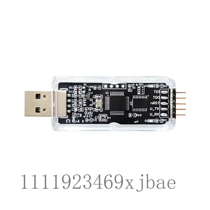 Multi-function MCU Debug Download Burner Adjustable 1.8V/3.3V IO Level Support JTAG SWD Serial Communication