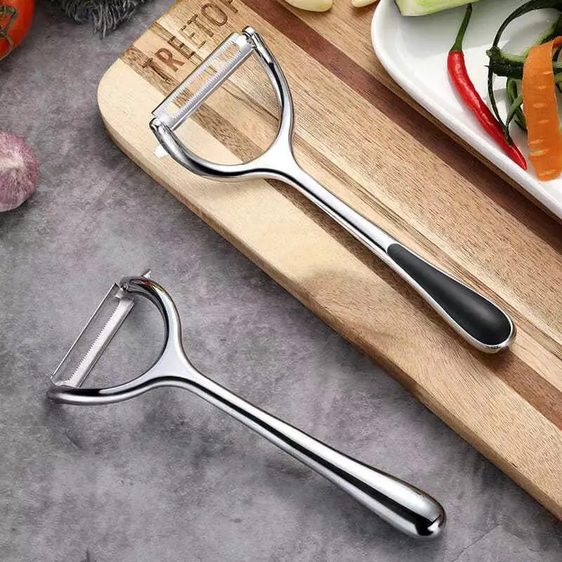 Stainless Steel Fruit Peeling Knife Kitchen Potato Beam Knife Household Melon and Fruit Paring Knife Apple Peeler