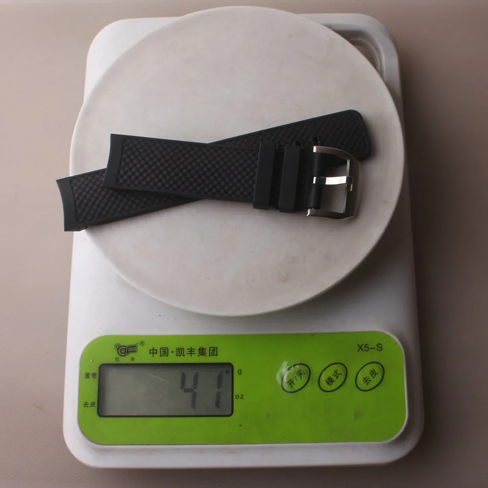 Cinturini per orologi in gomma per Iw 356802 / 376705   Orologio marino Aquatimer Cinturini speciali impermeabili a sgancio rapido22mm Alta qualità