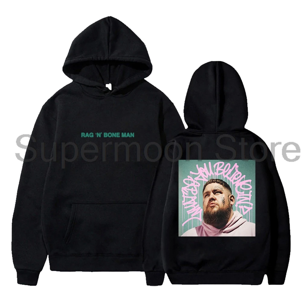 Rag'n'Bone Man What Do You Believe In Album Photo Hoodie Long Sleeve Streetwear Women Men Hooded Sweatshirt Hip Hop Clothes