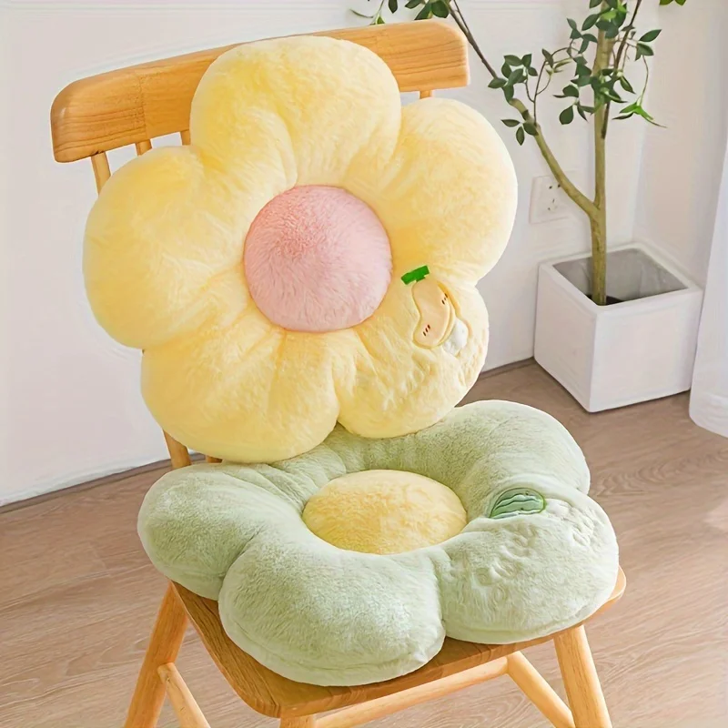 

Fruit & Floral Cushion-Soft ，Comfortable Full Body Support for Long Sitting - Gift for Office & Home and holiday
