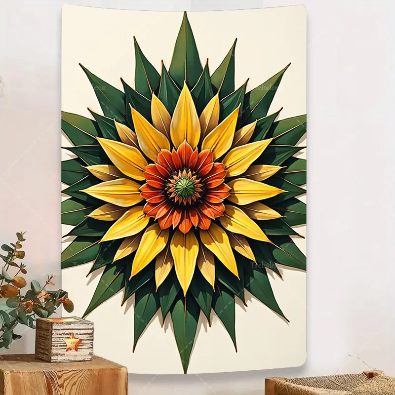 

1 шт. настенный гобелен яркий подсолнух искусство холст настенный гобелен для домашнего декора