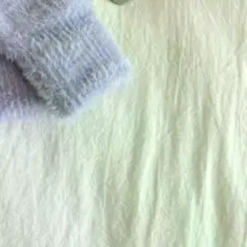 

Вязаные перчатки из искусственного меха норки, зимние теплые толстые бархатные перчатки с пятью пальцами, женские однотонные варежки для езды на велосипеде на открытом воздухе