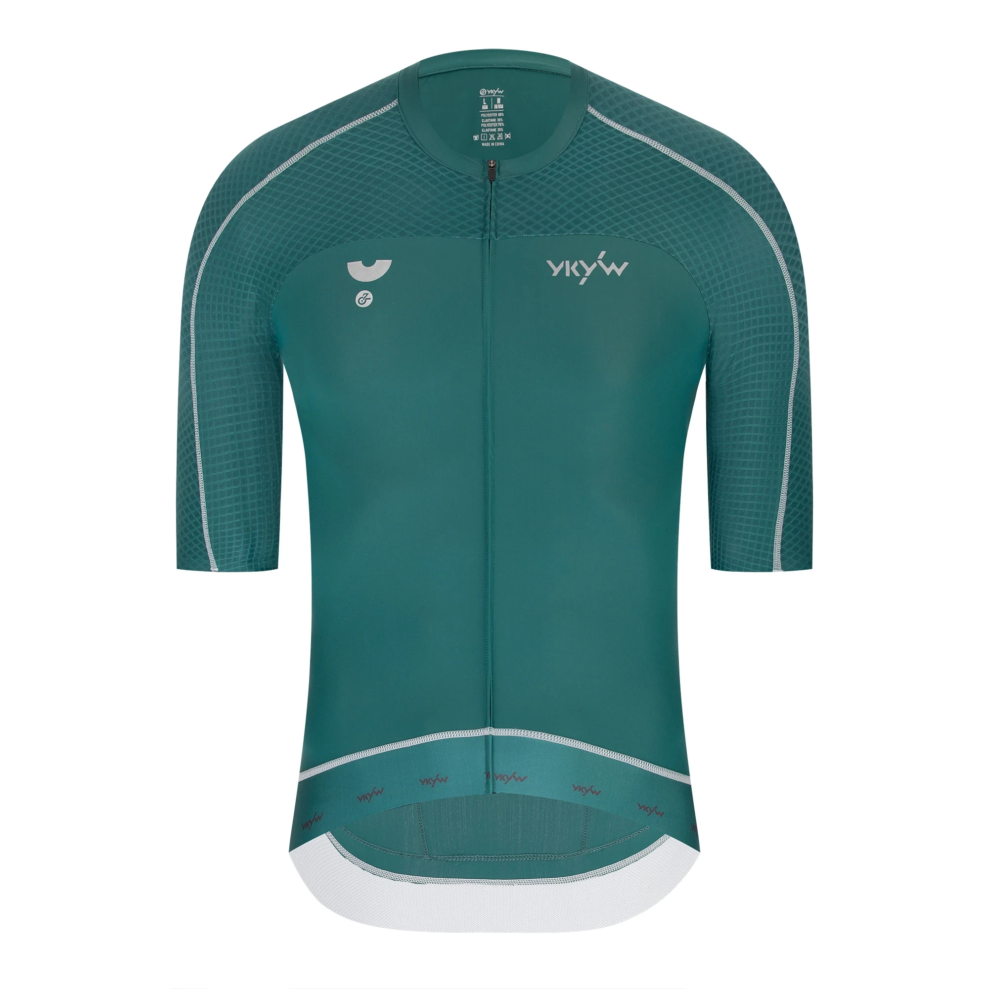 YKYWBIKE 2026 Herren Sommer-Radtrikot 3D-Schnitt Anti-Schweiß Leichtgewicht Schnelltrocknend Rennrad-Trikot Atmungsaktiv Rutschfest – Detail 36