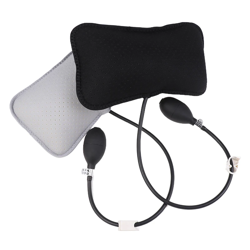 

Pillows Orthopedic Design For Back Pain Relief Portable Neck Shoulder Posture Correct Massage Inflatable Lumbar Support Cushion