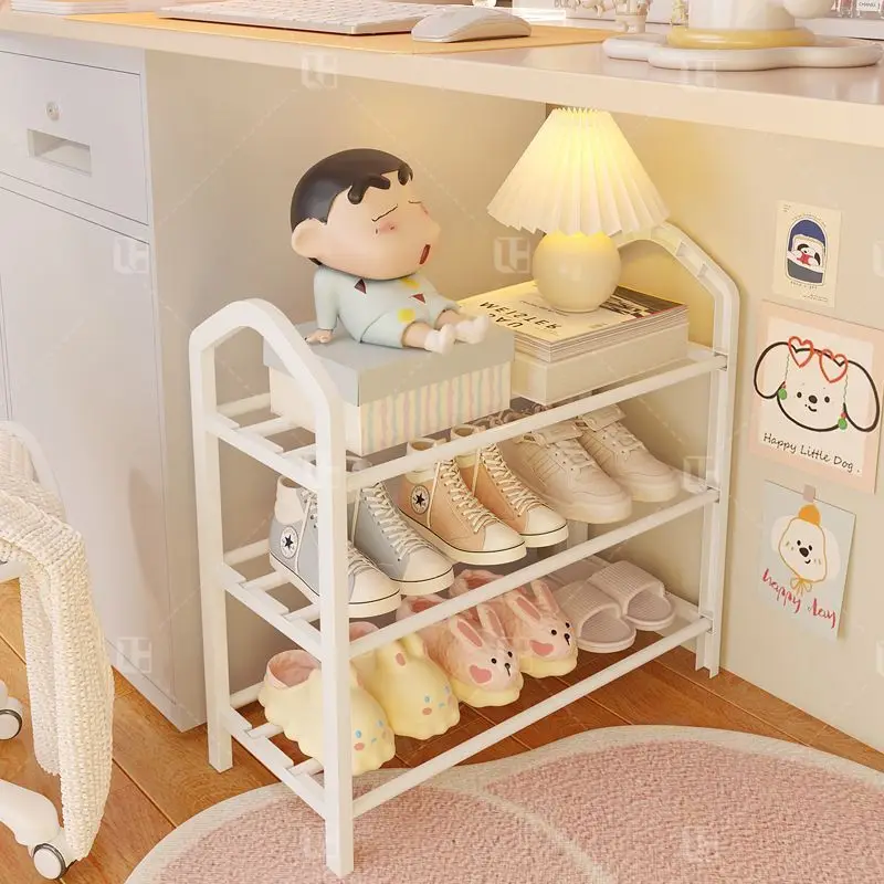 

Plastic Shoe Rack Sturdy Multi Layer Colorful Small Shoe Shelf Dormitory Storage Organizer