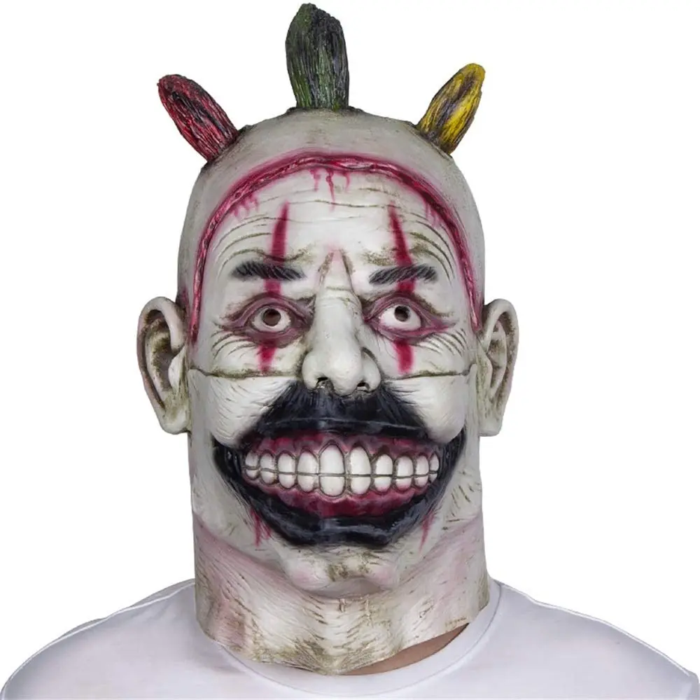 Twisty Clown Mask Halloween Cosplay Horror Scary Costume Accessories