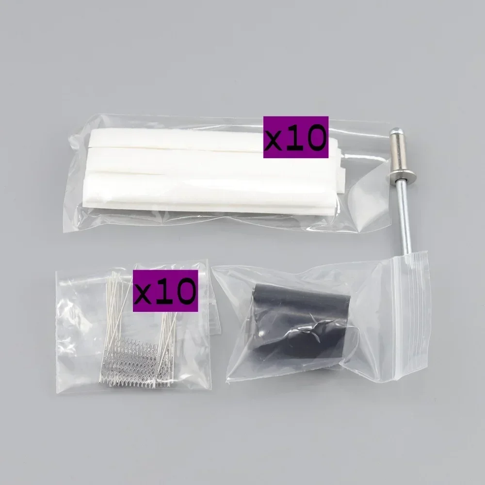 مجموعة أدوات إعادة بناء الصدمات العائمة من سلسلة GeeK B,P,Z مجموعة استبدال 0.15/.2/.4/.6/1.2 أوم