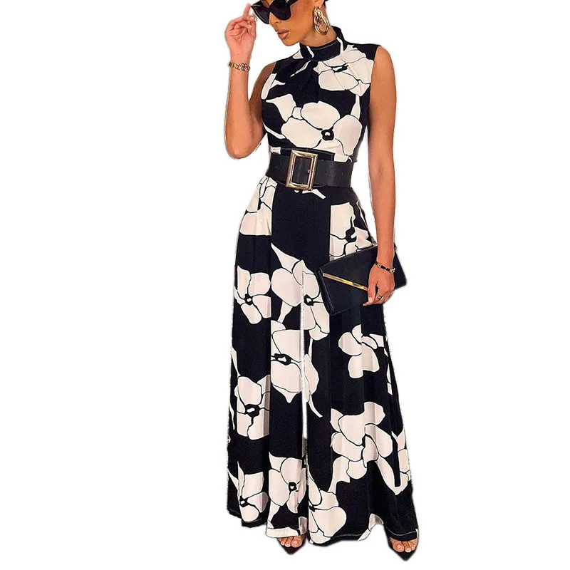 ZL1997 Women's Hot Selling New Sleeveless Fashion Casual Printed Long Pants For Summer 2022